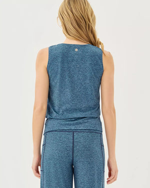 CLARO TOP UPF 50+ LOW TIDE NAVY X TANGIER TEAL