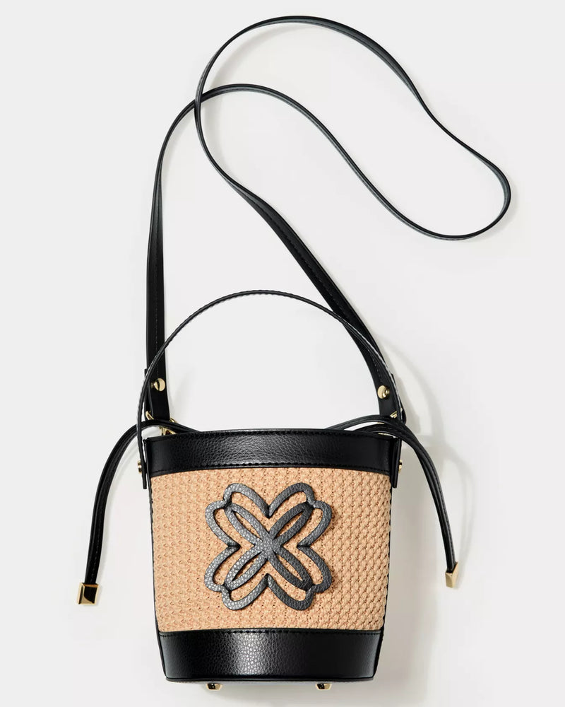 MALIA RAFFIA BUCKET BAG SUNBAKED TAN