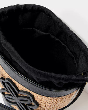 MALIA RAFFIA BUCKET BAG SUNBAKED TAN