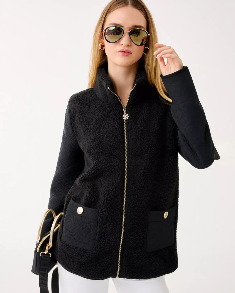 HELAINA SHERPA JACKET NOIR