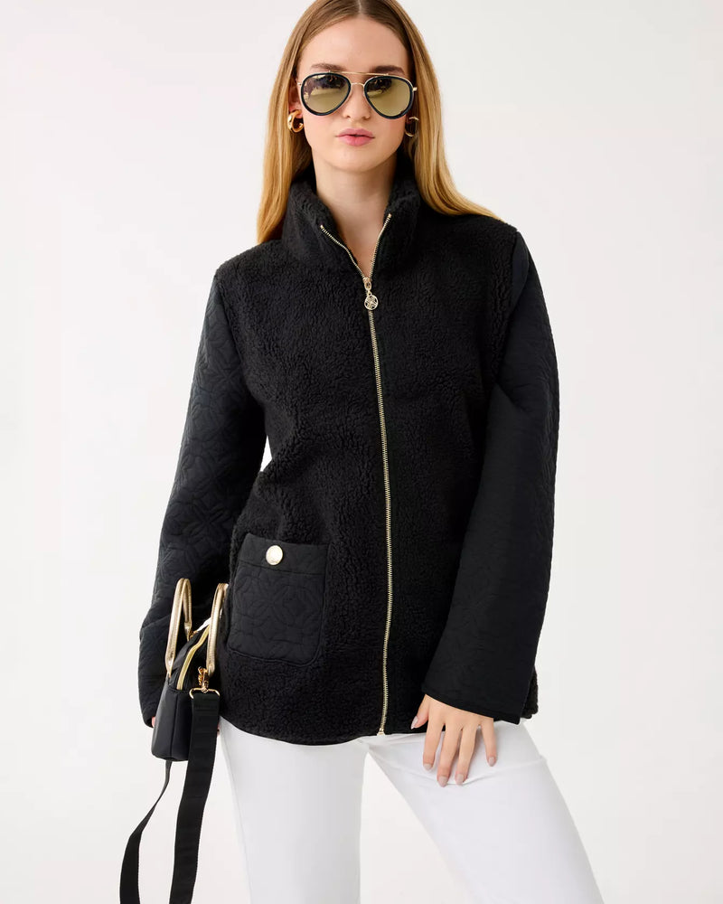 HELAINA SHERPA JACKET NOIR