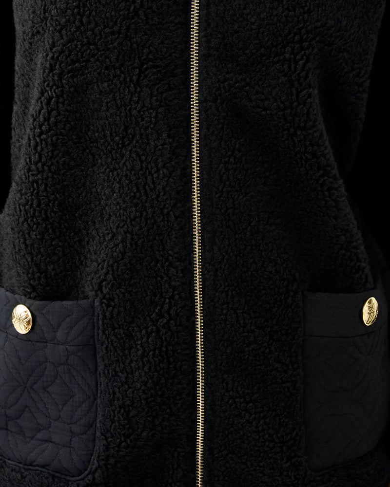 HELAINA SHERPA JACKET NOIR