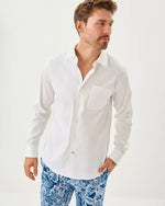 MENS STUFF ADDISON SHIRT RESORT WHITE