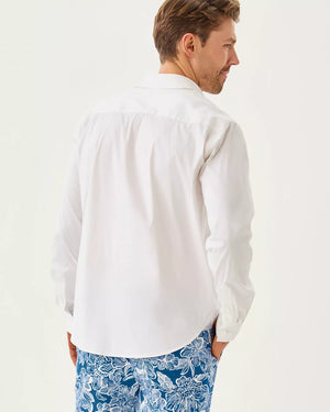 MENS STUFF ADDISON SHIRT RESORT WHITE