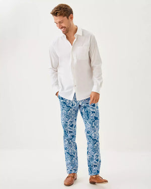 MENS STUFF ADDISON SHIRT RESORT WHITE