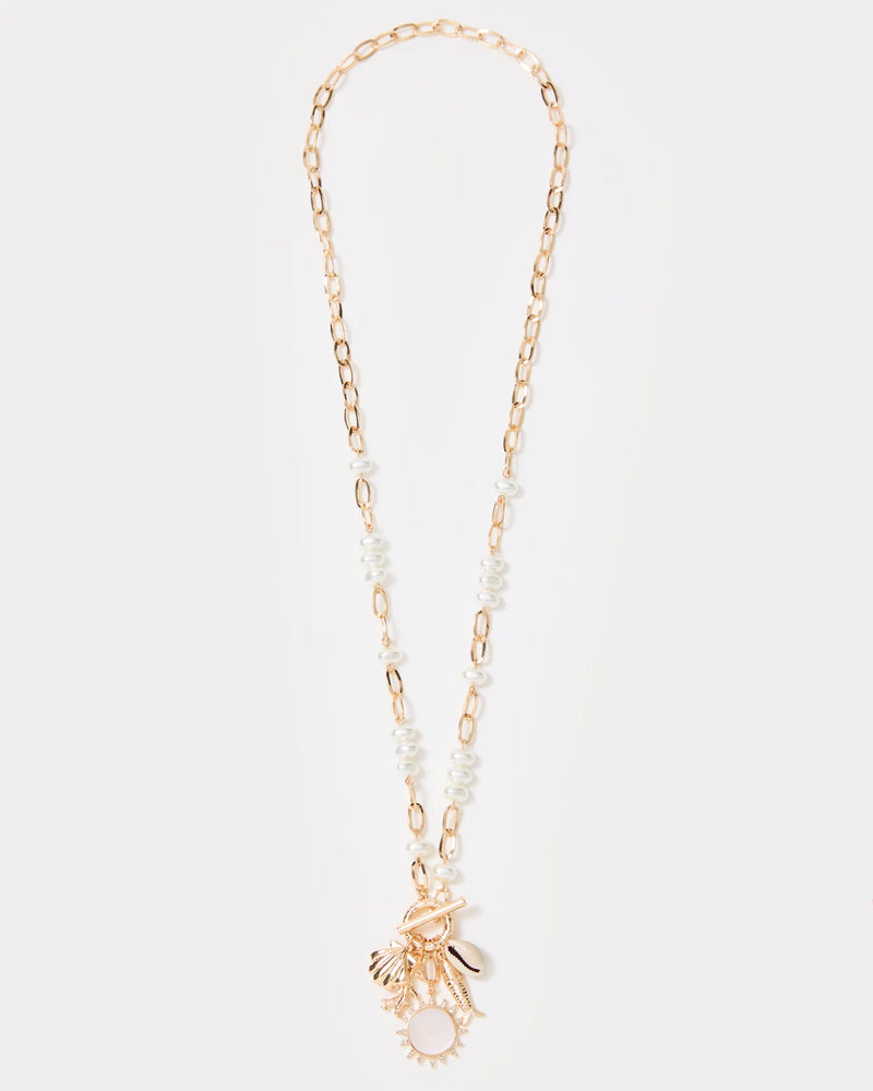 SUNBATHERS BLISS NECKLACE GOLD METALLIC