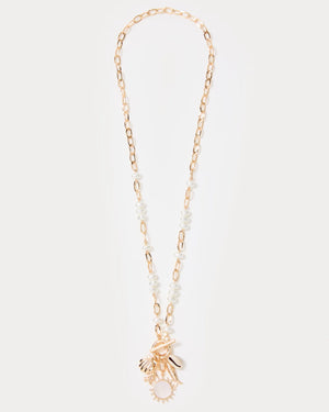SUNBATHERS BLISS NECKLACE GOLD METALLIC