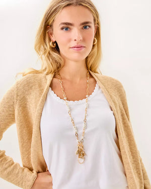 SUNBATHERS BLISS NECKLACE GOLD METALLIC