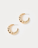 SEACRETS HOOP EARRINGS GOLD METALLIC