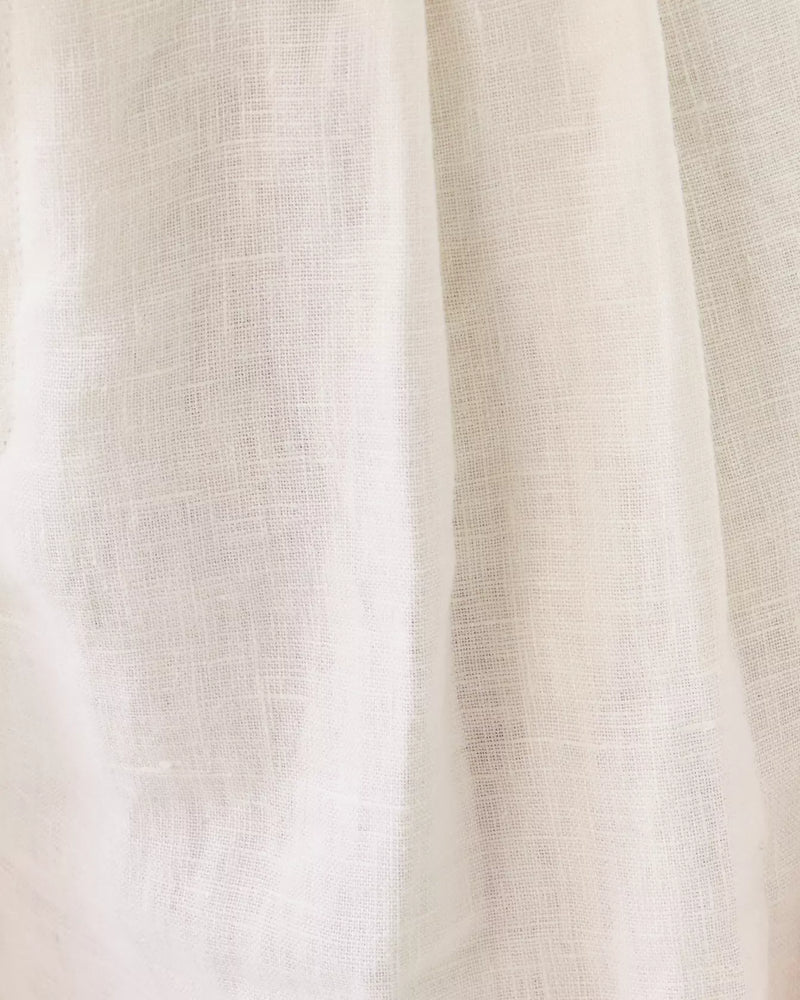 DEWEY LINEN SHORT RESORT WHITE