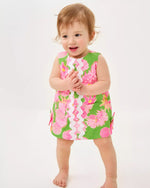 BABY LILLY SHIFT MULTI SEASIDE GARDEN OVERPRINT