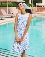 ANABELLE STRETCH SHIFT RESORT WHITE BAREFOOT BEACHCOMBERS