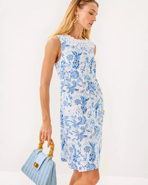 ANABELLE STRETCH SHIFT RESORT WHITE BAREFOOT BEACHCOMBERS