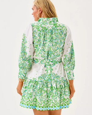 DRENA DRESS RESORT WHITE SOL MATES ENGINEERED