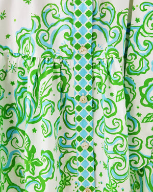 DRENA DRESS RESORT WHITE SOL MATES ENGINEERED