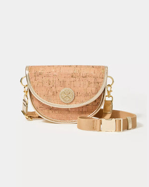 CAMILLE CORK BELT BAG NATURAL