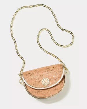 CAMILLE CORK BELT BAG NATURAL