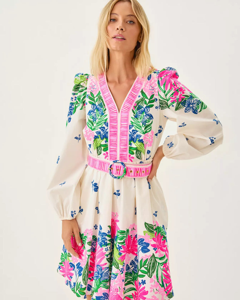 CHYANNA DRESS MULTI ENDLESS SUMMERS ENGINEERED WOVEN DRESS