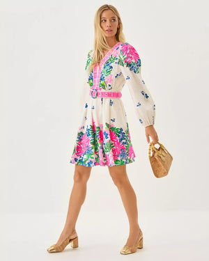 CHYANNA DRESS MULTI ENDLESS SUMMERS ENGINEERED WOVEN DRESS