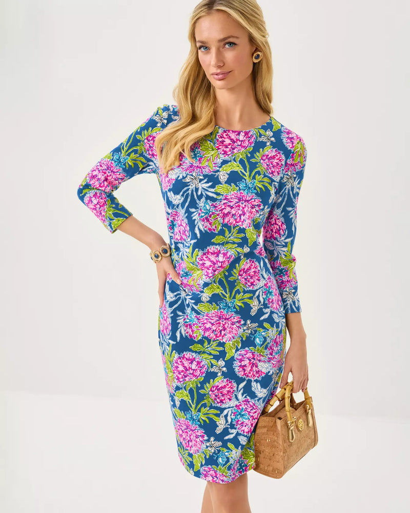 KYRIE DRESS MULTI DAHLIA LICIOUS