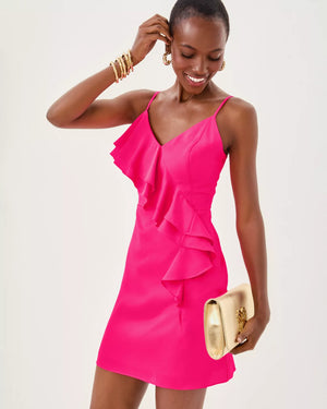 DELILA DRESS PARIGI PINK