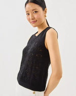 LENALIE SWEATER SHELL BLACK METALLIC