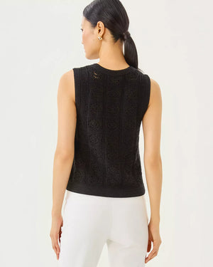 LENALIE SWEATER SHELL BLACK METALLIC