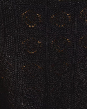 LENALIE SWEATER SHELL BLACK METALLIC