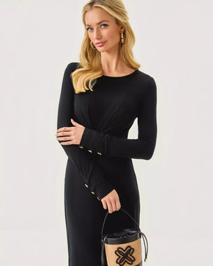 ALESSANI MAXI DRESS NOIR