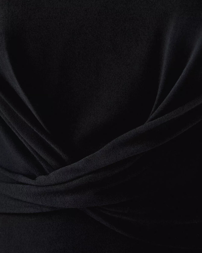 ALESSANI MAXI DRESS NOIR