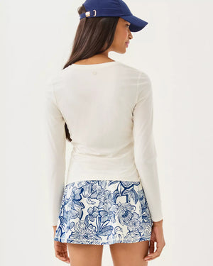 HESTON LONG SLEEVE TEE UP COCONUT