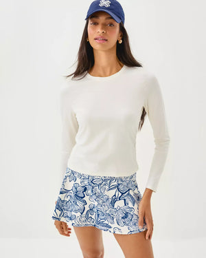HESTON LONG SLEEVE TEE UP COCONUT