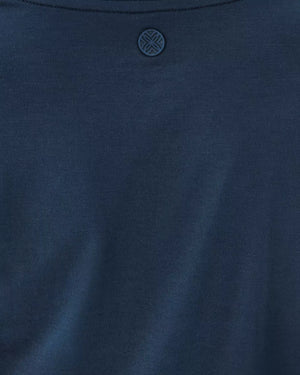HESTON LONG SLEEVE TEE UP LOW TIDE NAVY