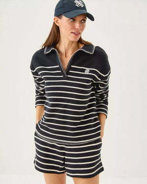 CORVAYA PULLOVER NOIR LEGACY STRIPE