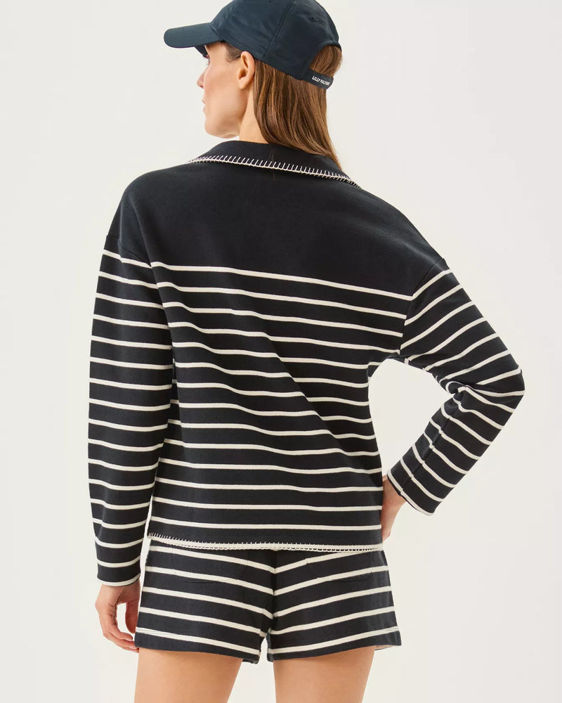 CORVAYA PULLOVER NOIR LEGACY STRIPE