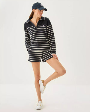 AUBRA SHORT NOIR LEGACY STRIPE