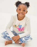 GIRLS MINI JANSEN LONG SLEEVED MULTI ENDLESS ANIMALS SUMMER GRAPHIC