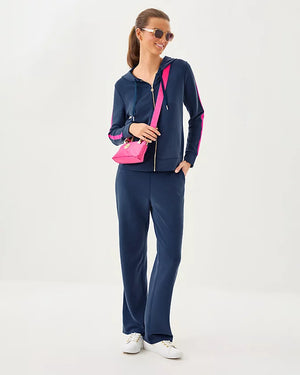 FENELLA ZIP-UP HOODIE UPF LOW TIDE NAVY