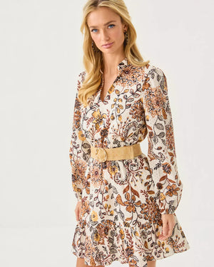 AXTON EYELET DRESS COCONUT TAKE MEOWT