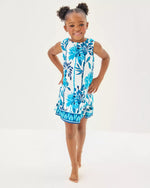 GIRLS LITTLE LILLY CLASSIC SHIFT COCONUT SWAYIN IN THE BREEZE ENGINEERED