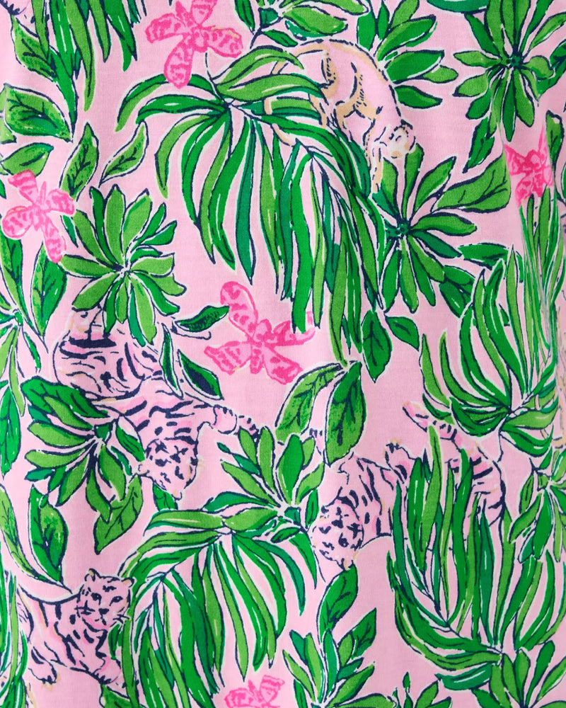 NICHOLE DRESS CONCH SHELL PINK ROARING WITH JOY