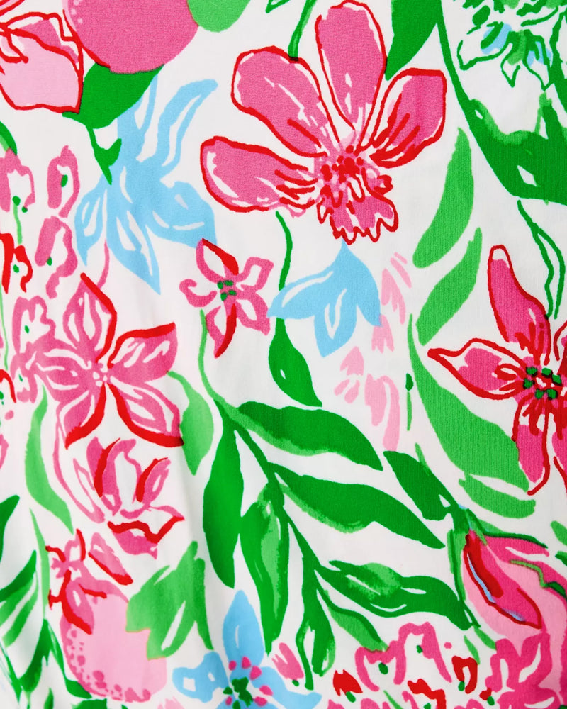 JANINE PJ ROBE MULTI GLOWING GARDENS