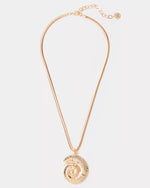 BAREFOOT BEACHCOMBER PENDANT GOLD METALLIC