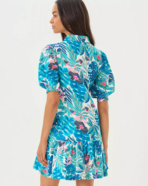 BRETT DRESS BREEZY AQUA BEST FRONDS FOREVER