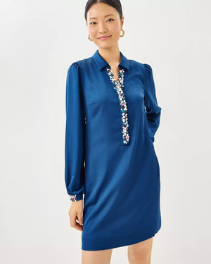 HARMONEE DRESS STARLIGHT NAVY