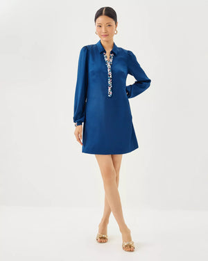 HARMONEE DRESS STARLIGHT NAVY