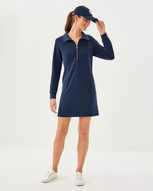 ELENI UPF 50+ DRESS LOW TIDE NAVY