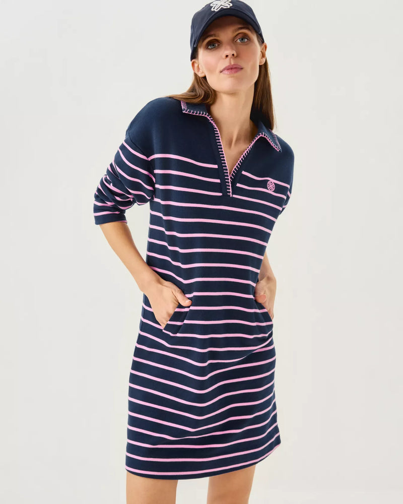 CORVAYA DRESS LOW TIDE NAVY LEGACY STRIPE
