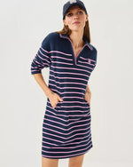 CORVAYA DRESS LOW TIDE NAVY LEGACY STRIPE