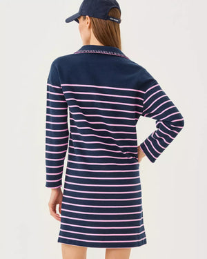CORVAYA DRESS LOW TIDE NAVY LEGACY STRIPE